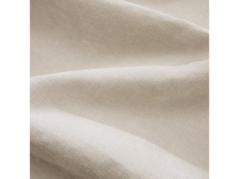  Canapé d’angle panoramique 4 places en tissu blanc, 358 cm, avec 1 poufs W3325S00341 - Conforama W