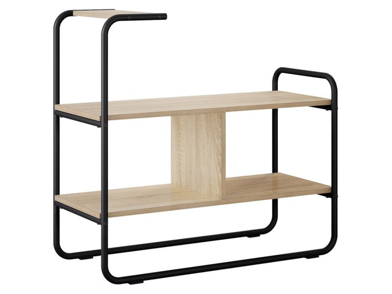 Vidaxl table console chêne sonoma 80 x 35 x 75 cm bois d'ingénierie  - Conforama A