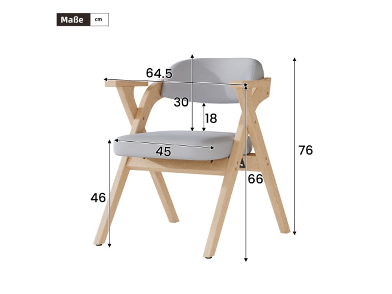  Lot de 6 chaises pliables en bois massif coloris gris chaise gris - Conforama C