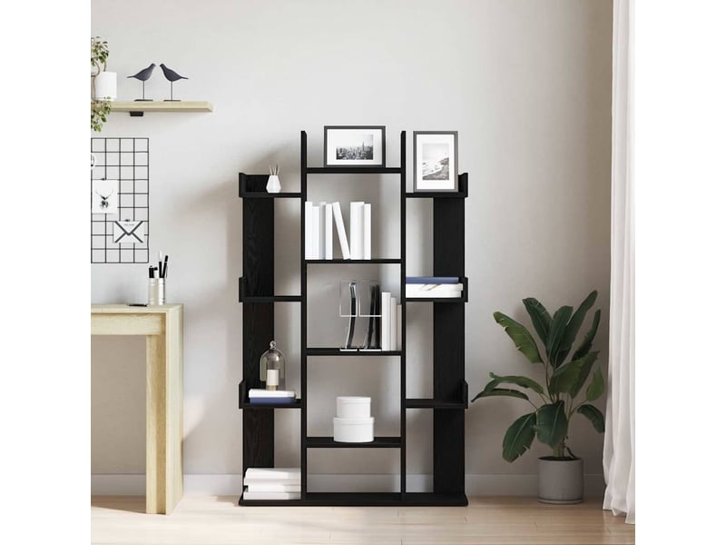  Bibliothèque, armoire à livres 13 niveaux 86 x 25,5 x 140 cm bois d'ingénierie  - Conforama D