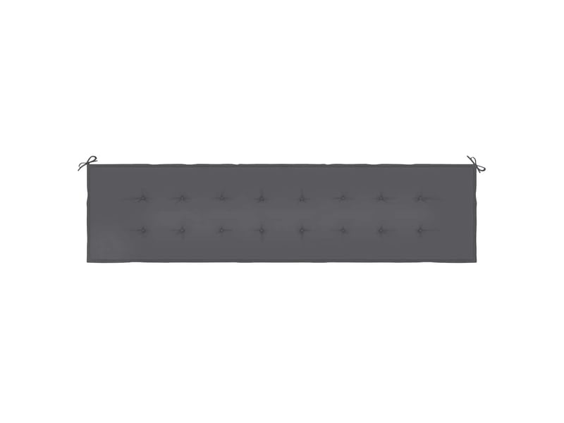  Coussin de banc de jardin, coussin d'assise anthracite 200x50x3 cm tissu oxford cf52642  - Conforama D
