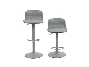 tabouret de bar assise réglable en hauteur  PANGIVO W3750P450885 - gris