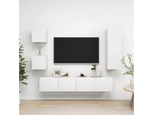 Meuble tv coloris blanc 30.5 cm <strong></strong>  <strong></strong>