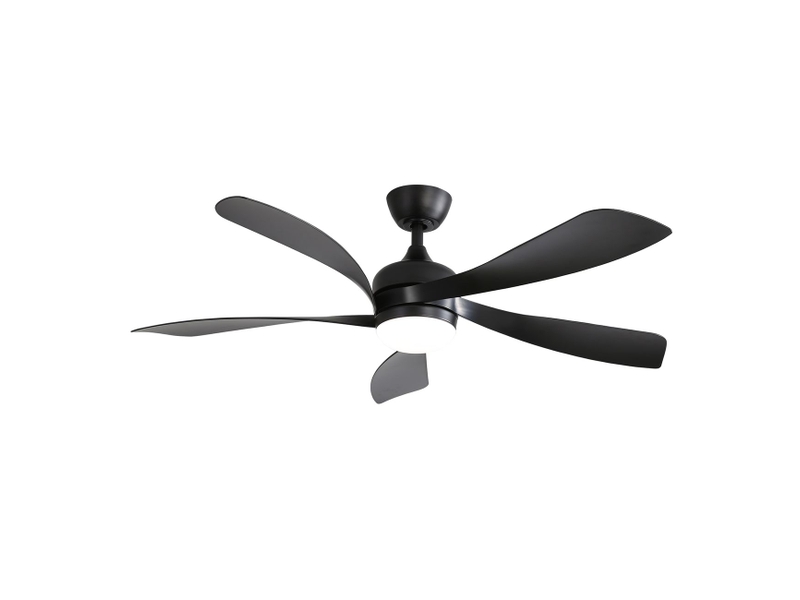  Ventilateur de plafond led 3 couleurs d’éclairage ventilateur de plafond avec lumière fonction mémoire six vitesses moteur dc silencieux mode été-hiver fonction réversible minuterie 148 h  - Conforama A