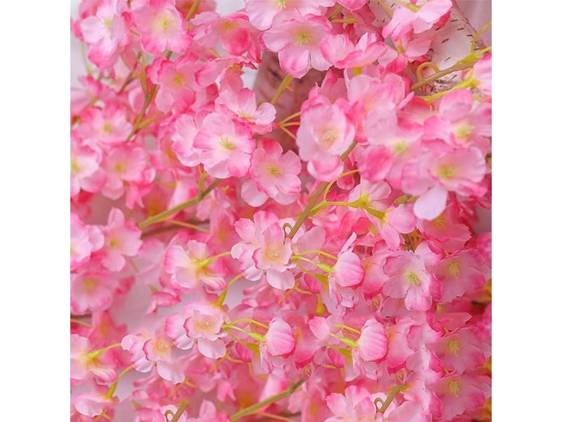  Pièce - fleur artificielle rose foncé de 180 cm 70 pouces  - Conforama C