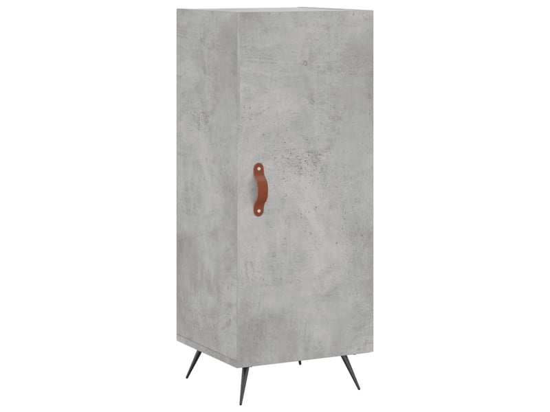  Buffet - bahut - meuble de rangement gris béton 34,5x34x90 cm bois d'ingénierie  - Conforama A
