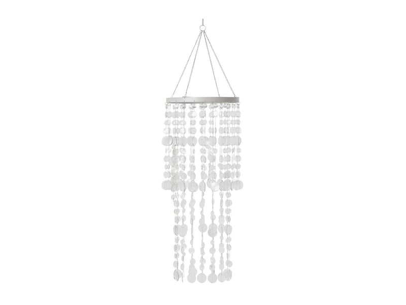  Abat-jour suspension perles tycho 70cm transparent  - Conforama A