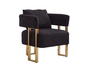 Fauteuil, 68x68x70 cm, 1 place, noir