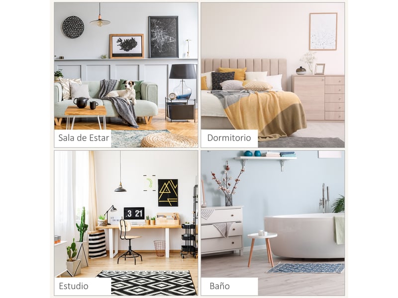  Radiateur électrique à économie d'énergie 11002200 w avec télécommande, affichage led, minuterie 8 heures, blanc  - Conforama D
