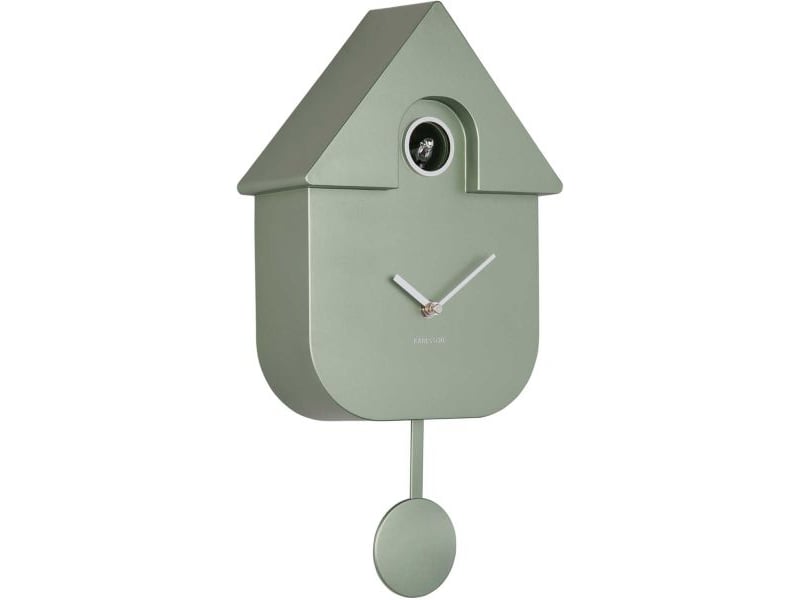  Horloge murale moderne cuckoo vert jungle métallique  - Conforama A