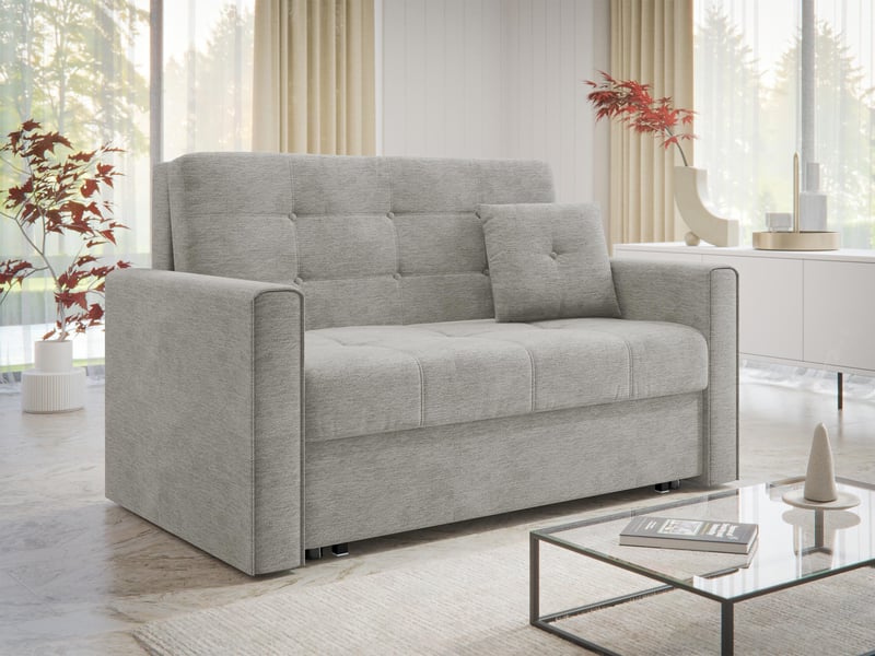 Canapé convertible seruna ii, boîte de literie, 85x133x98cm - Conforama B