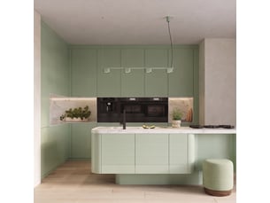Lustre riff 4 sauge gx53 aluminium moderne 208x122x10cm