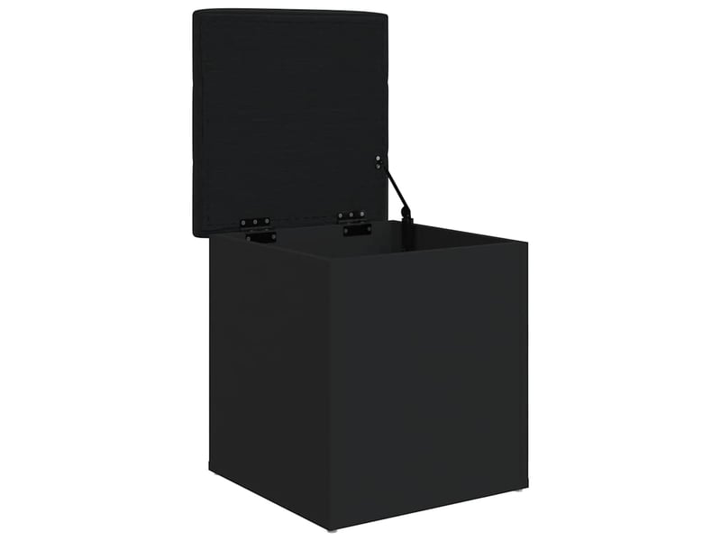  Banc chambre, banc de rangement noir 42x42x45 cm bois d'ingénierie  - Conforama C