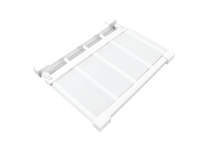 Étagère à tige de tension de 14,2 pouces de large, support de rangement extensible pour armoire, garde-robe (nestnicheqcps4y3d0f-11)