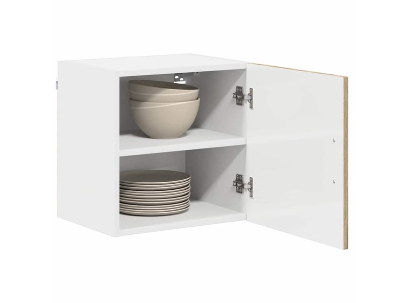 Meuble mural de cuisine | armoire de cuisine 2 pcs chêne sonoma shl7318 - Conforama C