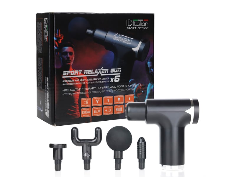  Pistolet de massage 4 heads  - Conforama A