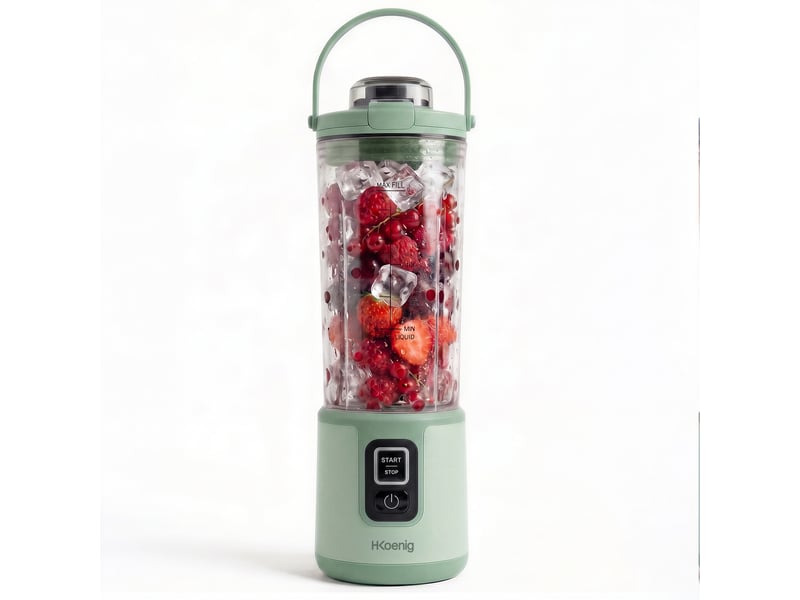  H.koenig mooth18 - mini blender portable sur batterie vert pastel  - Conforama A