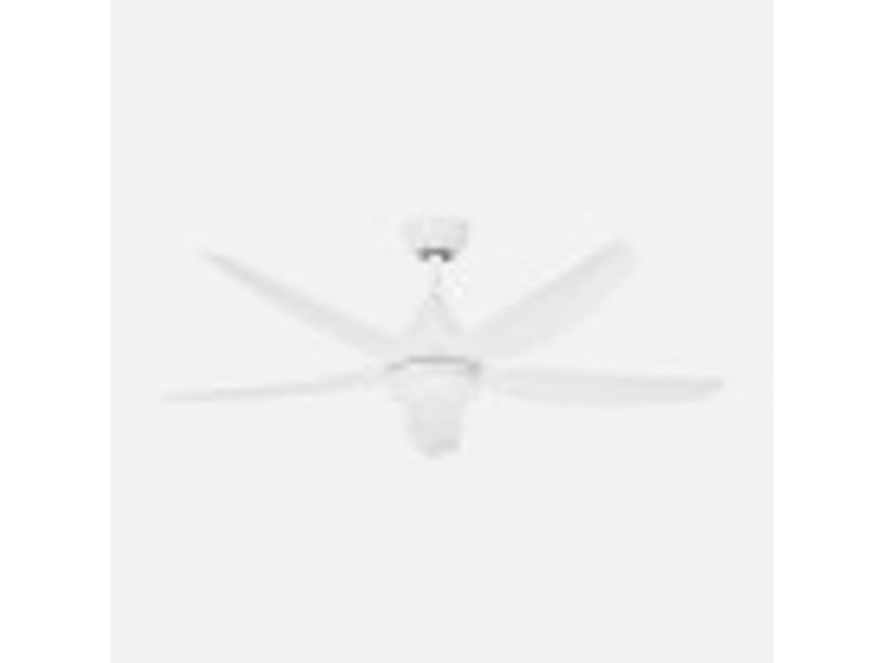  Ventilateur de plafond fabrilamp elda dc blanc 5 pales 6 vitesses led 18 w télécommande 262591501 - Conforama B