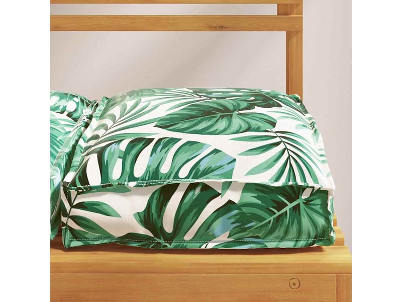  Lot de 6 coussins pour chaise, coussins d'extérieur tissu oxford motif feuille 40 x 40 x 8 cm cf50056  - Conforama D