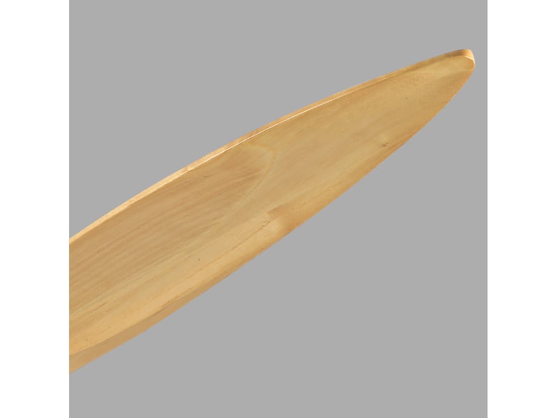  Ventilateur de plafond 60 pouces led dimmable, moteur dc réversible, bois naturel et blanc  - Conforama R