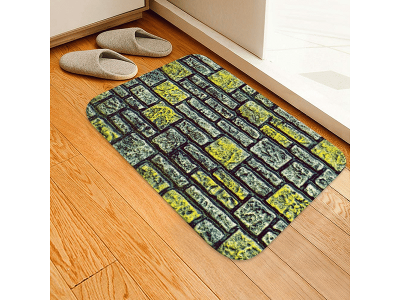 Tapis de sol antidérapant pour la maison, paillasson, tapis de cuisine, salon, chambre à coucher, décoration (50 x 80 cm) - comfortxl - Conforama B