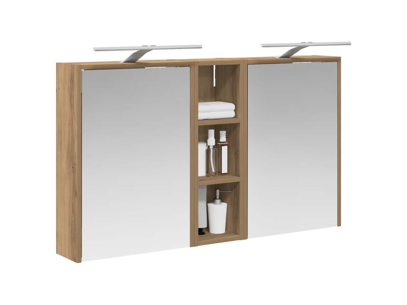 Ensemble de meubles de salle de bain 3 pcs 106x16x62.5 cm shl9640 - Conforama C