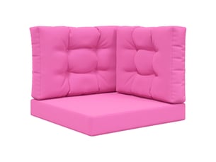 Coussin de canapé d'extérieur, coussin de chaise polyester rose 60 x 60 cm cf54139