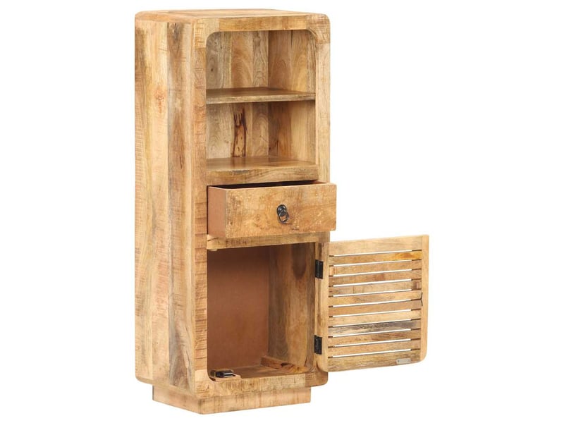  Buffet - bahut - meuble de rangement 45x32x110 cm bois de manguier brut  - Conforama A