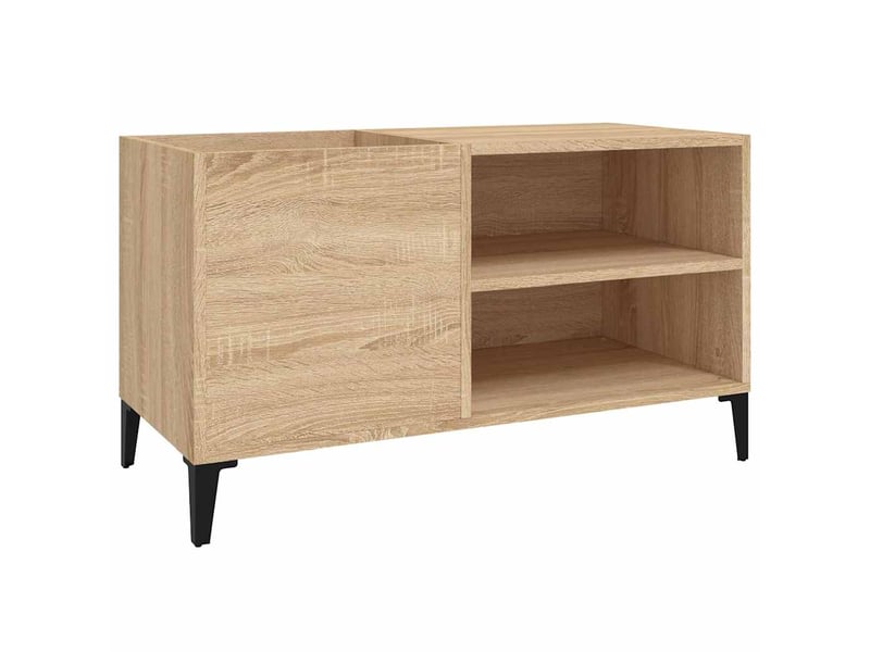  Armoire à disques, armoire de rangement chêne sonoma 84,5x38x48 cm bois d'ingénierie  - Conforama A
