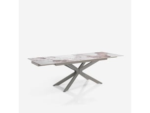 Table extensible en céramique et acier 160240x90 ward