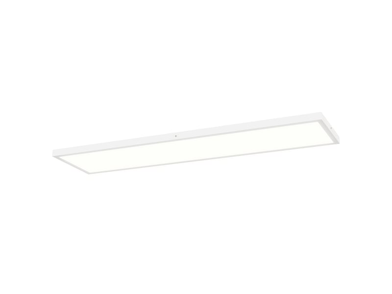  Ensemble de 4 appliques murales et plafonniers à intensité variable avec interrupteur dip, température de couleur 3000k4000k6000k, 120 x 30 x 3,7 cm  - Conforama A
