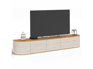 Meuble tv coloris gris  <strong>ID MARKET</strong>  <strong></strong>