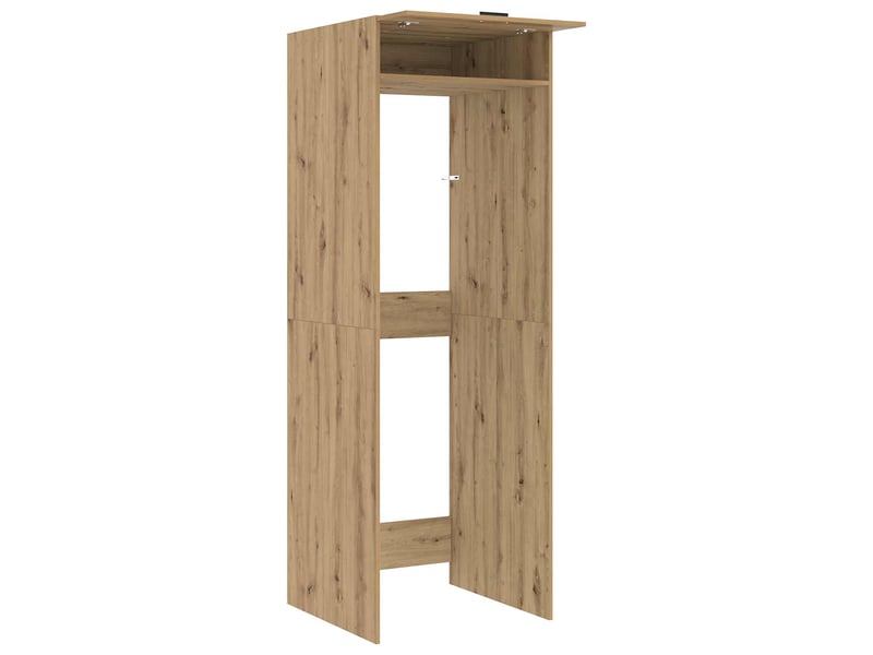  Armoire pour machine à laver chêne artisanal 67,5x68x200 cm  - Conforama E