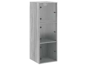 Armoire     <strong></strong> <strong></strong> coloris gris largeur 35 cm
