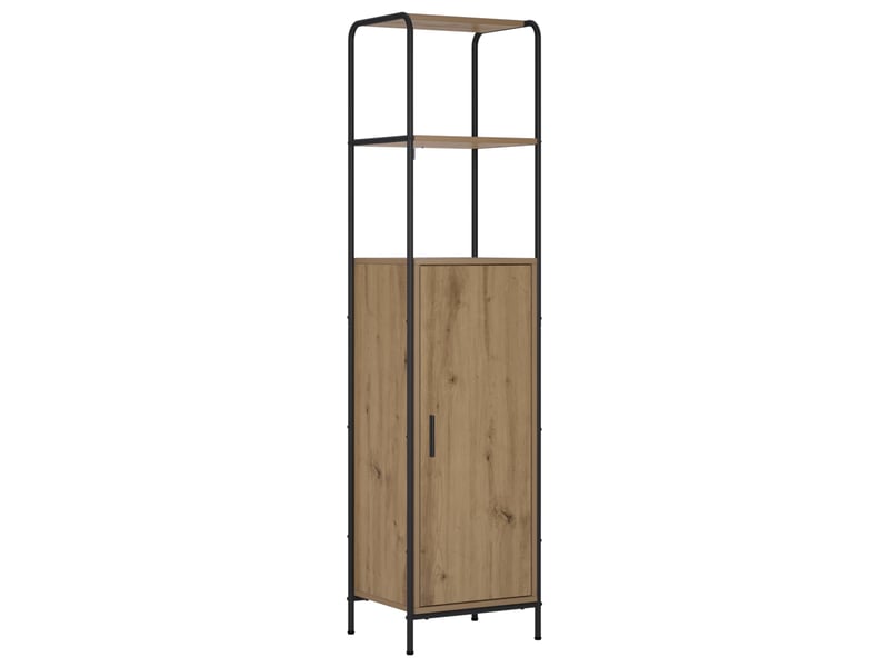  Haut armoire, armoire de rangement chêne artisanal 40x33x161 cm bois d'ingénierie shl85470  - Conforama A