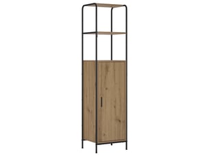 Armoire     <strong></strong> <strong></strong> coloris bois clair largeur 40 cm