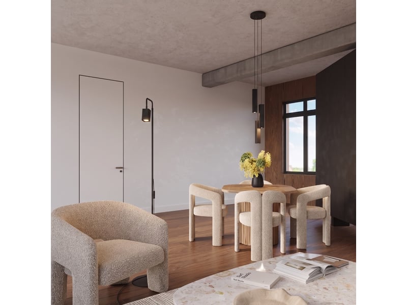  Suspension rayo 3l noire aluminium moderne 98x45x6cm SL.3170 - Conforama C