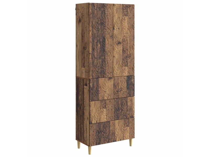 Ensemble de meubles 2 pcs, rangement de salon 66 x 34,5 x 90 cm bois d'ingénierie shl872 - Conforama A