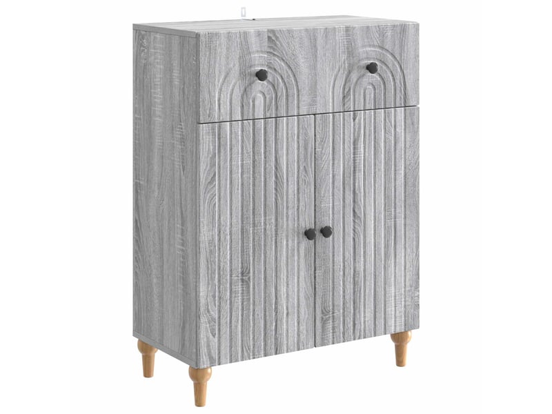 Buffet - bahut - meuble de rangement sonoma gris 66 x 34,5 x 90 cm bois d'ingénierie - Conforama A