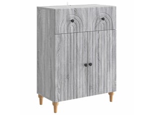 Buffet - bahut - meuble de rangement sonoma gris 66 x 34,5 x 90 cm bois d'ingénierie