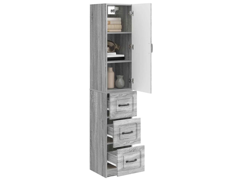 Ensemble de meubles 2 pcs, rangement de salon 33 x 34,5 x 87 cm bois d'ingénierie shl1187 - Conforama C