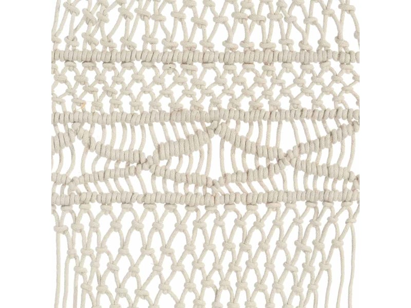  Rideau en macramé, rideau de porte 140x240 cm coton cf43854  - Conforama E