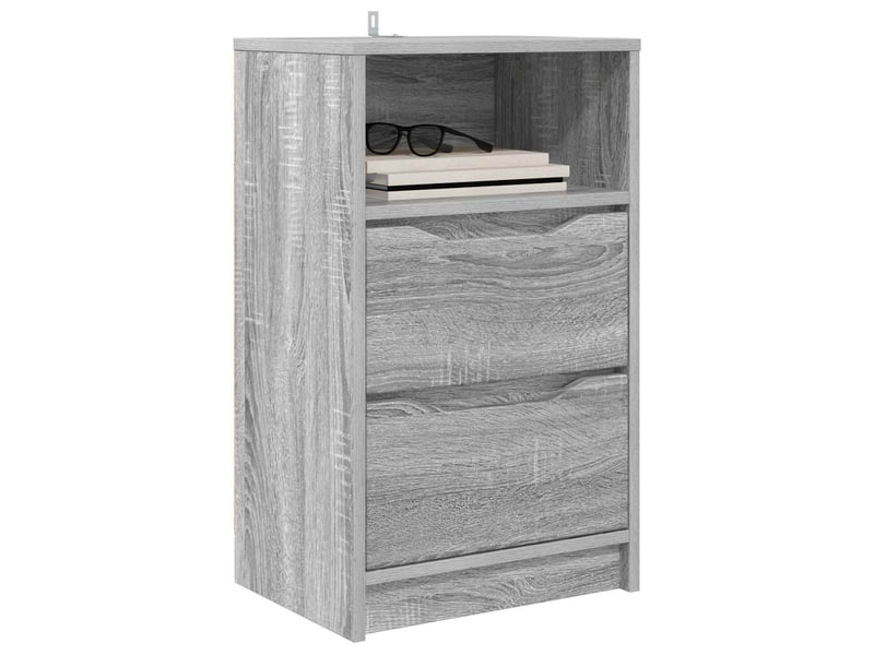  Tables de chevet - cabinet de chevet - table de nuit 2 pièces gris sonoma 40 x 30 x 467 cm  - Conforama B
