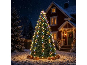Guirlande lumineuse avec 500 led coloré 500 cm intext cf62416