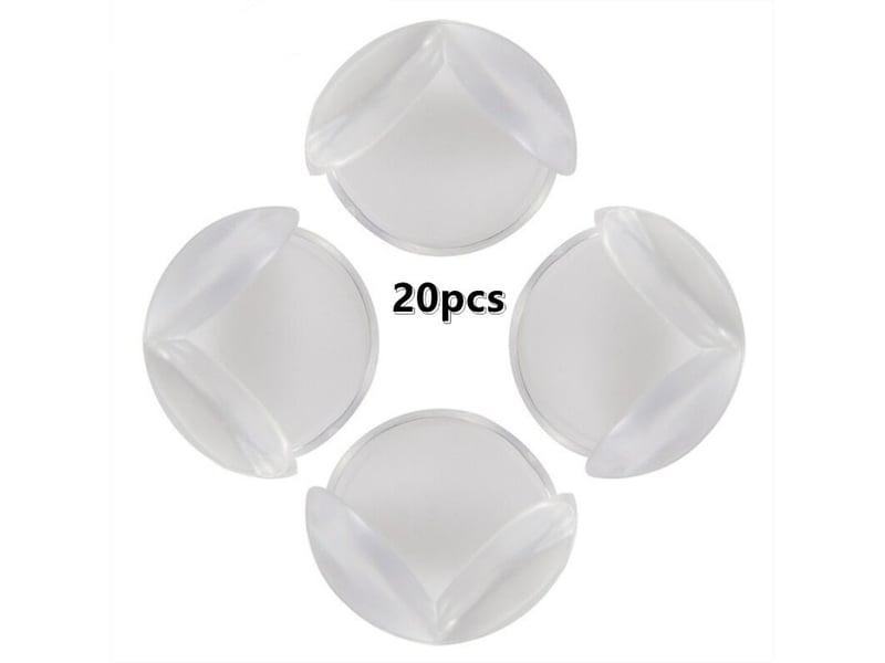  Protection coin de table bébé, protection angle de table avec une super colle améliorée pour tables et coins de meubles 20 pcs  - Conforama A