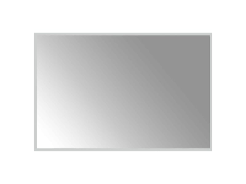 Miroir de salle de bain, miroir de toilette led transparent 90 x 60 cm verre trempé cf62631 - Conforama A