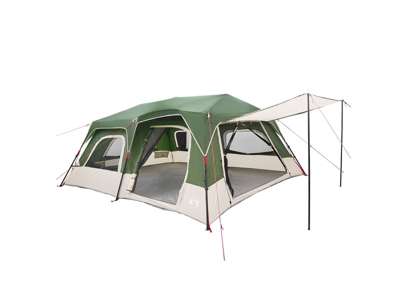 Tente instantanée, tente de camping 10 personne vert - Conforama A