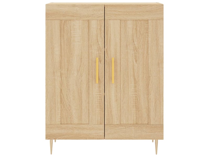  Buffet - bahut - meuble de rangement chêne sonoma 69,5x34x90 cm bois d'ingénierie  - Conforama E