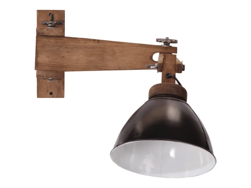  Lampe murale, applique murale 25 w noir e27  - Conforama C