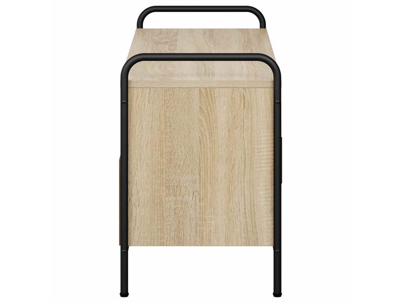  Meuble tv moderne, banc tv 79,5x33x50 cm chêne sonoma bois d'ingénierie shl96931  - Conforama E
